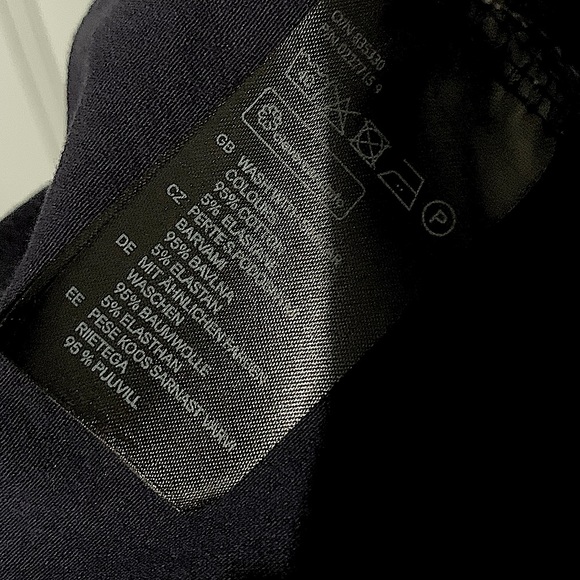 H&M Navy Blue Babydoll Scoop Neck Mini Flare Dress XS - Picture 5 of 5